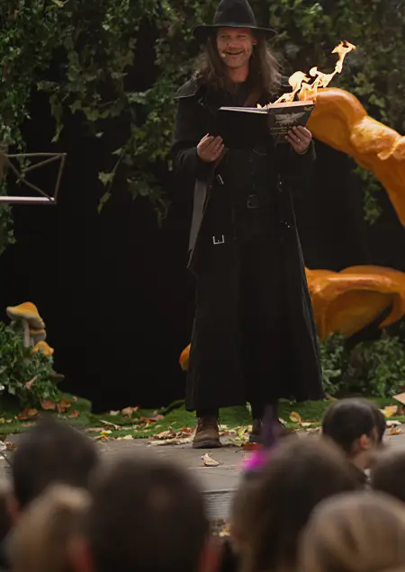 Illusion poétique et objet magique animé dans le spectacle Les Merveilles du Bois Joli
