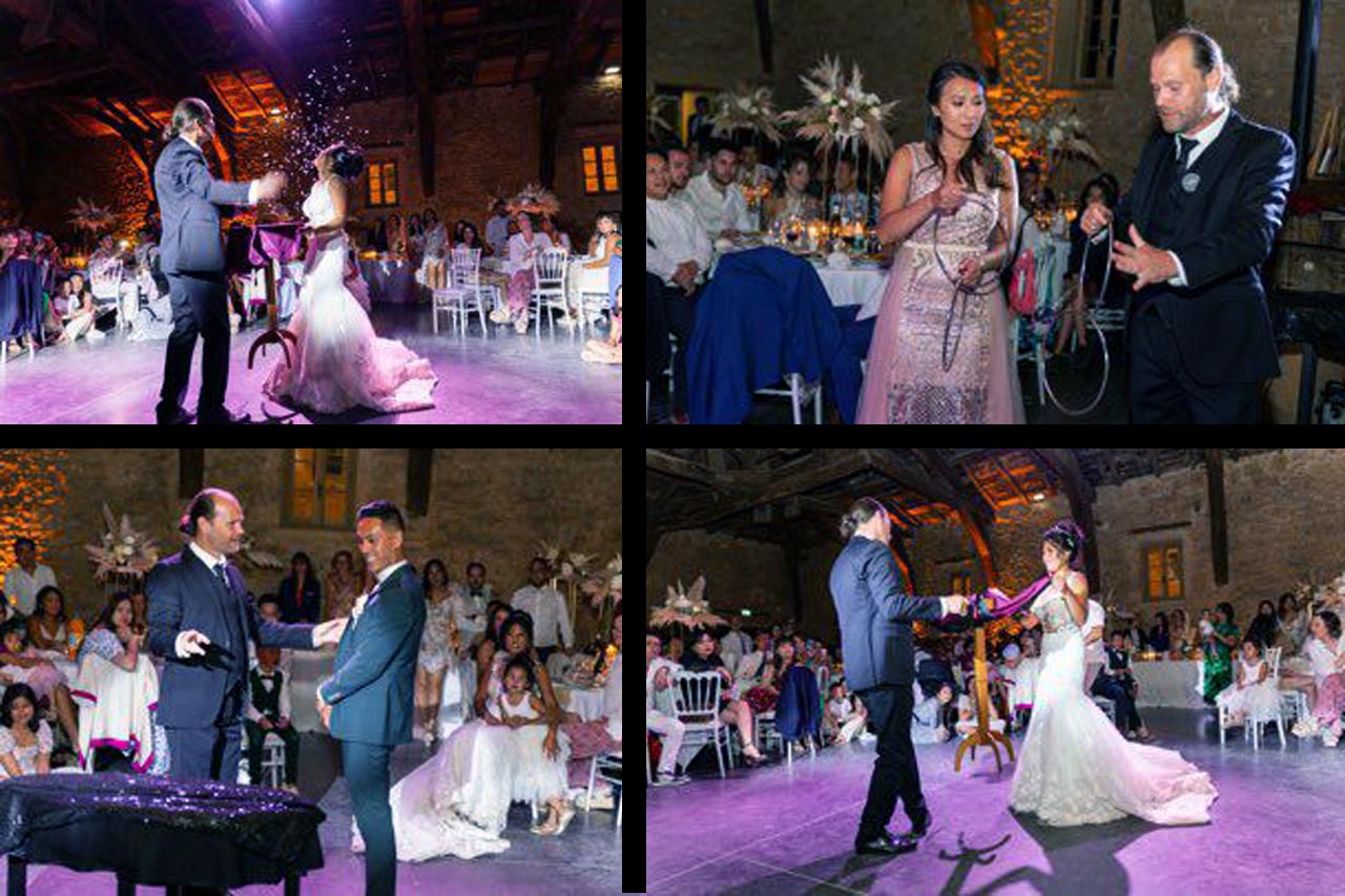 Moment de magie autour de l'ouverture de bal des mariés